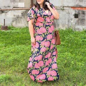 EUC Floral Maxi Dress